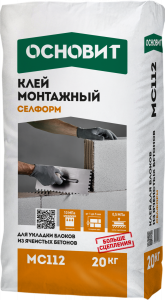 Клей монтаж СЕЛФОРМ МС112 20 кг Основит