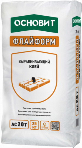 Клей выравнивающий  Флайформ AС20 T 25 кг Основит